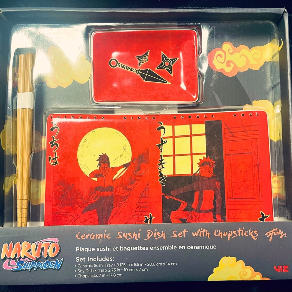 Naruto Ceramic sushi set